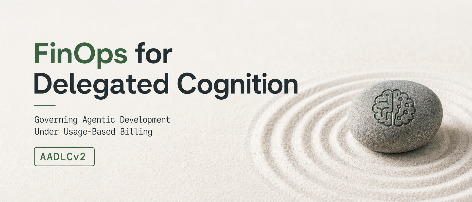 FinOps for Delegated Cognition: AADLCv2 and the Cost of Letting Agents Rediscover Gravity