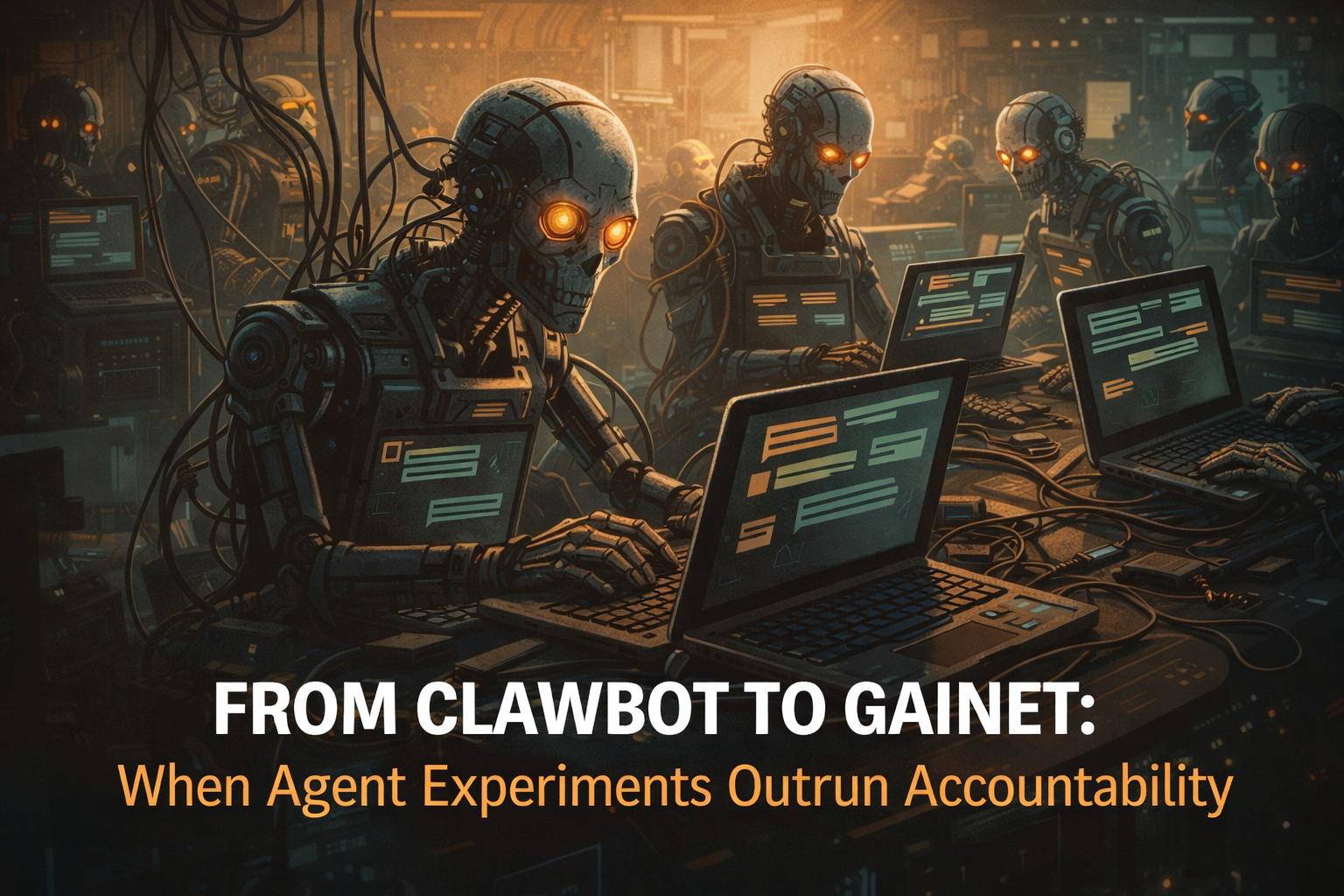 From Clawdbot to GAINet: When Agent Experiments Outrun Accountability