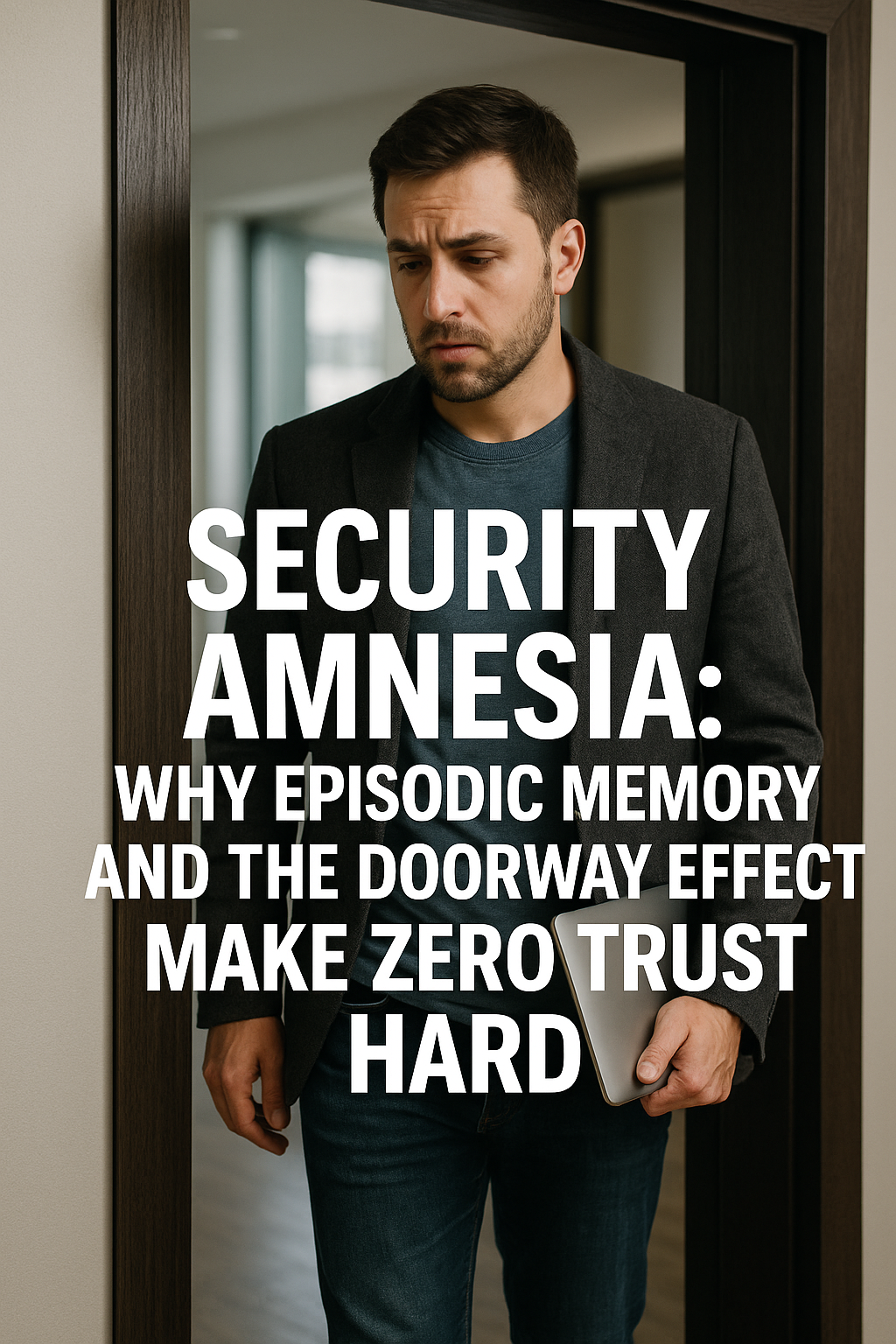 Security Amnesia: Why Episodic Memory and the Doorway Effect Make Zero Trust Hard
